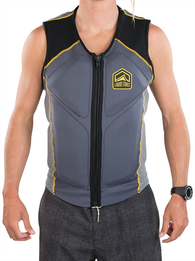 Liquid Force Watson Wakeboard Impact Vest, M Steel